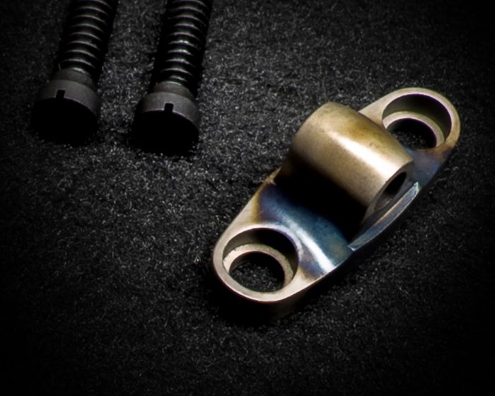 KEN HOWELL INLETTED SWIVEL WITH SCREWS-COLOR CASE HARDENED