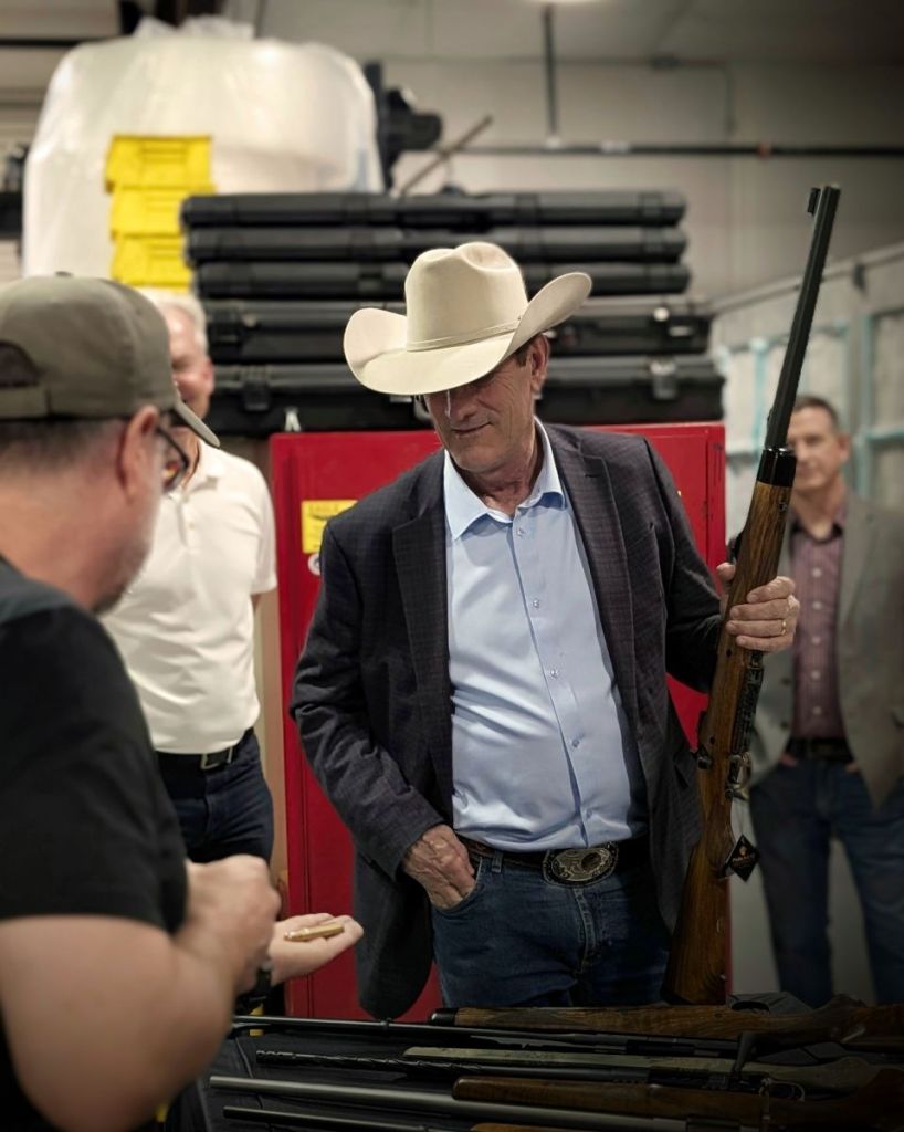South Dakota Governor Larry Rhoden Visits Parkwest Arms, Celebrating Excellence in American Craftsmanship