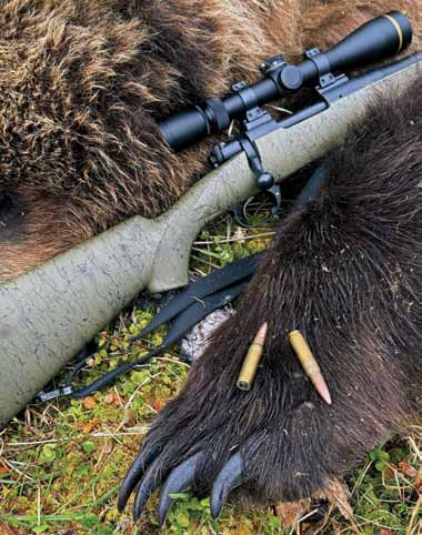 The controlled-round-feed Parkwest Arms SD-97 stainless synthetic rifle in .338 Federal proved slim, trim, quick, and deadly.
